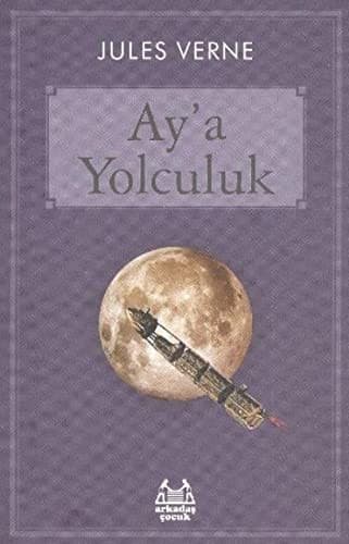 Ay’a yolculuk kitabının kapağı