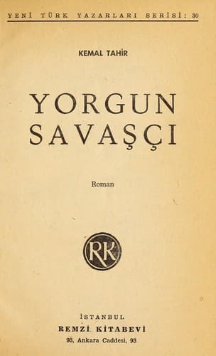 Yorgun Savaşçı kitabının kapağı