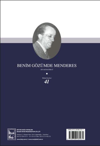 Benim Gözümde Menderes Kitap Özeti kitabının kapağı