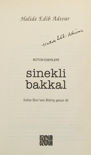 Sinekli Bakkal kitabının kapağı