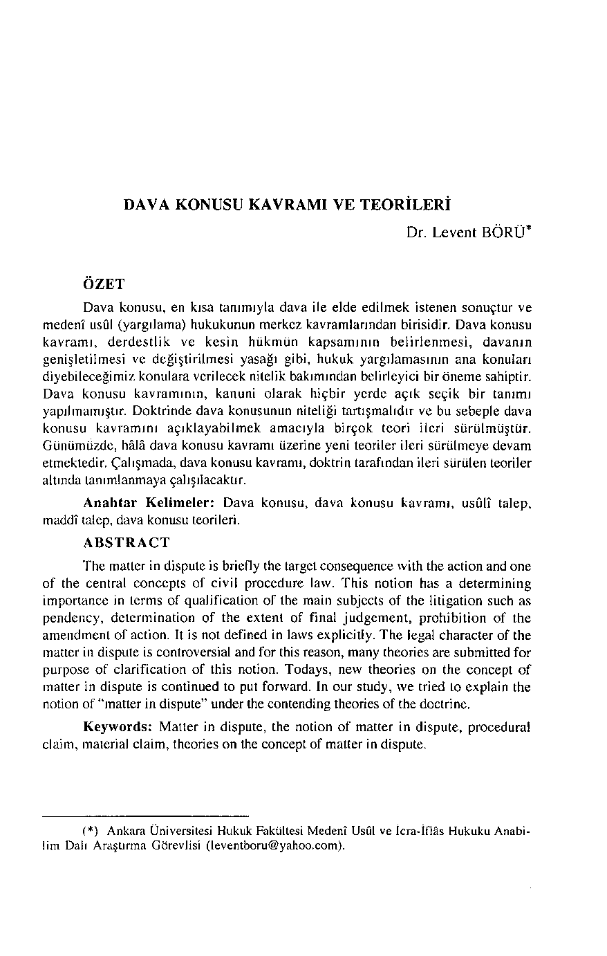Dava (Özet) kitabının kapağı