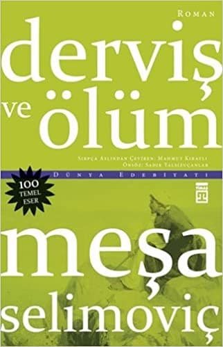 Derviş ve Ölüm kitabının kapağı