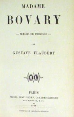 Madam Bovary kitabının kapağı