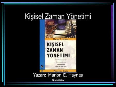 ZAMAN YÖNETİMİ KİTAP ÖZETİ kitabının kapağı